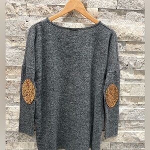 ADORA Charcoal Knit Top size S check measurements